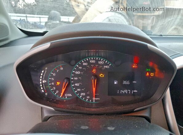 1G1JA5SHXH4144735 2017 CHEVROLET SONIC Угольный Вид щитка приборов