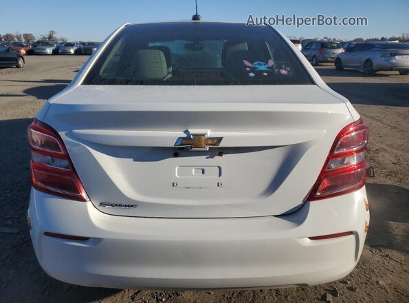 1G1JB5SB8K4114097 2019 CHEVROLET SONIC White Rear view