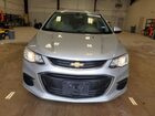 2017 Chevrolet Sonic Ls Silver vin: 1G1JB5SH4H4135879 Damage: Front Bumper, Heavy Scratch, 1 To 2 Inches
