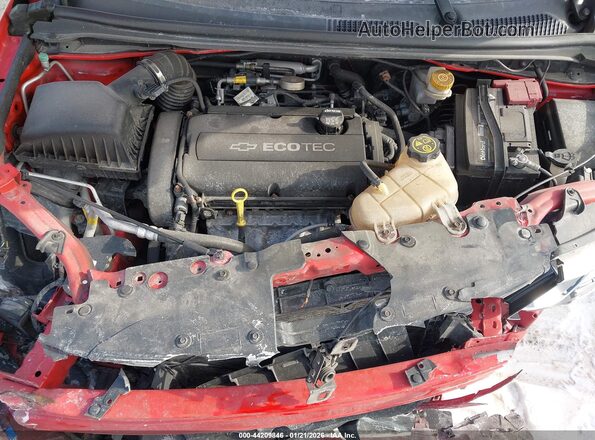 1G1JB5SH6J4118636 2018 CHEVROLET SONIC Red Widok z tyłu