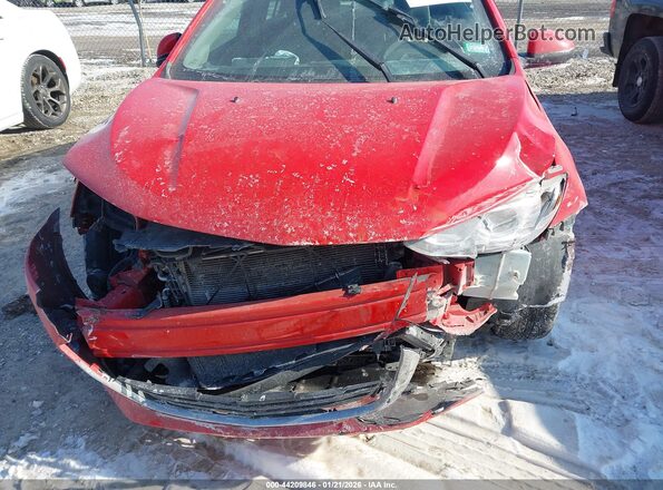 1G1JB5SH6J4118636 2018 CHEVROLET SONIC Red Widok z przodu