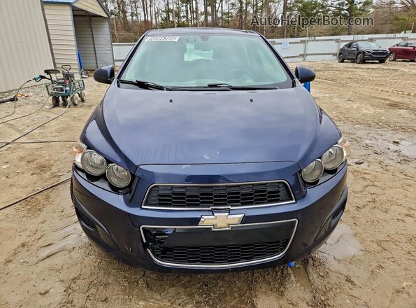 1G1JC6SH2G4133954 2016 CHEVROLET SONIC Синий Вид спереди