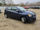2016 Chevrolet Sonic Lt Синий vin: 1G1JC6SH2G4133954 Damage: Right Front Fender, Severe Damage, Replacement Required