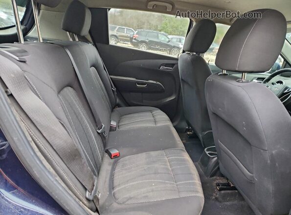 1G1JC6SH2G4133954 2016 CHEVROLET SONIC Синий Вид задних сидений