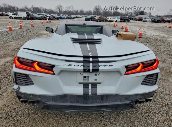 1G1Y73D47L5118513 2020 CHEVROLET CORVETTE Gray Vista trasera