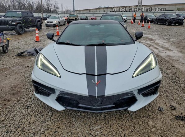 1G1Y73D47L5118513 2020 CHEVROLET CORVETTE Gray Vista frontal