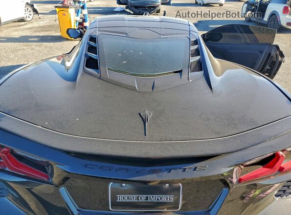 1G1YA2D43P5116016 2023 CHEVROLET CORVETTE Black Widok tylnych siedzeń