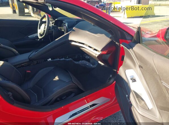 1G1YA2D46P5107701 2023 CHEVROLET CORVETTE Красный Вид салона спереди