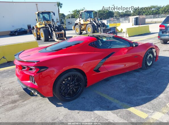 1G1YA2D46P5107701 2023 CHEVROLET CORVETTE Красный Задняя правая четверть