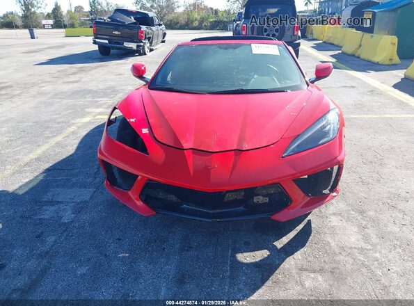 1G1YA2D46P5107701 2023 CHEVROLET CORVETTE Красный Вид спереди