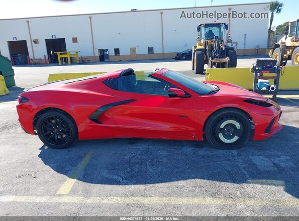 1G1YA2D46P5107701 2023 CHEVROLET CORVETTE Красный Вид задней части салона