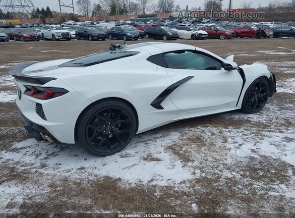 1G1YA2D49M5117778 2021 CHEVROLET CORVETTE White Trasero derecho