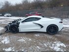 2021 Chevrolet Corvette Stingray Rwd  1lt White vin: 1G1YA2D49M5117778