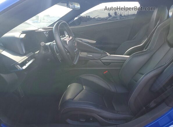 1G1YA2D49P5112164 2023 CHEVROLET CORVETTE Синий Вид салона спереди