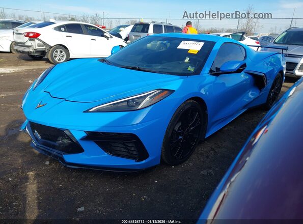 1G1YB2D4XP5112848 2023 CHEVROLET CORVETTE Light Blue Передняя левая четверть