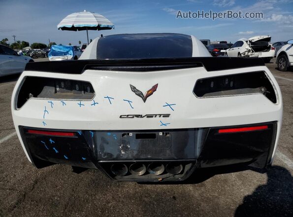 1G1YB2D76G5122447 2016 CHEVROLET CORVETTE Белый Вид сзади