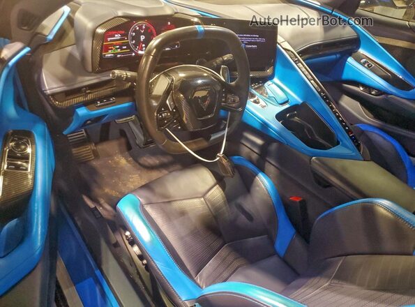1G1YC2D41R5105318 2024 CHEVROLET CORVETTE Синий Вид панели приборов