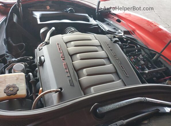 1G1YC2D77G5103273 2016 CHEVROLET CORVETTE Красный Вид задней части салона