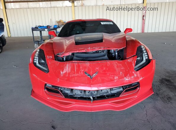 1G1YC2D77G5103273 2016 CHEVROLET CORVETTE Красный Вид спереди