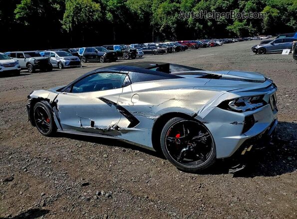 1G1YC3D40M5124408 2021 CHEVROLET CORVETTE Серебряный Задняя левая четверть