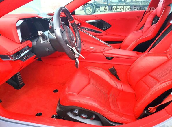 1G1YC3D40R5109785 2024 CHEVROLET CORVETTE Серый Вид салона спереди