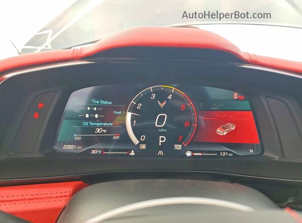 1G1YC3D40R5109785 2024 CHEVROLET CORVETTE Серый Вид щитка приборов