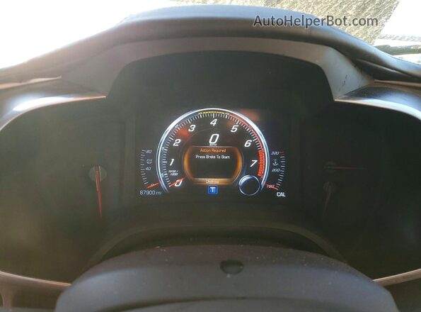 1G1YF3D79H5115701 2017 CHEVROLET CORVETTE Blue Вид щитка приладів