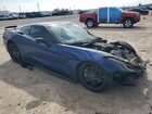 2017 Chevrolet Corvette Stingray Z51 3lt Синий vin: 1G1YM2D76H5118488
