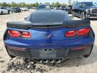 2017 Chevrolet Corvette Stingray Z51 3lt Синий vin: 1G1YM2D76H5118488