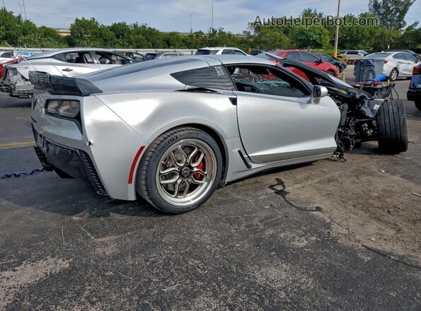 1G1YN2D60G5601882 2016 CHEVROLET CORVETTE Серебряный Задняя правая четверть