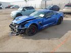 2019 Chevrolet Corvette Z06 Синий vin: 1G1YP2D62K5606598