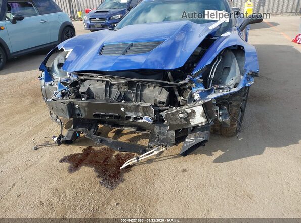 1G1YP2D62K5606598 2019 CHEVROLET CORVETTE Синий Вид спереди
