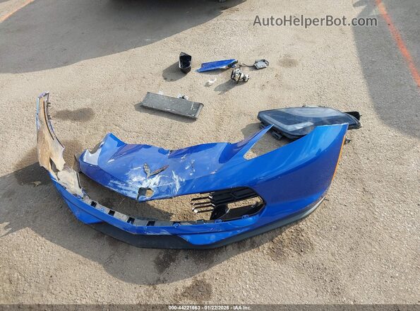 1G1YP2D62K5606598 2019 CHEVROLET CORVETTE Синий Вид щитка приборов