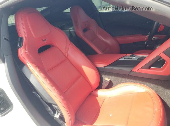 1G1YS2D68J5601662 2018 CHEVROLET CORVETTE Белый Вид задних сидений