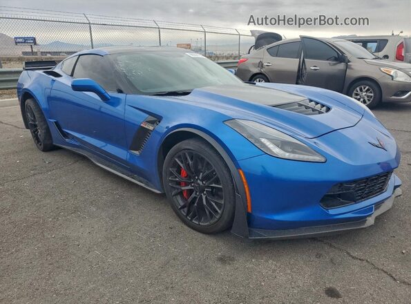 1G1YU2D65G5601802 2016 CHEVROLET CORVETTE Blue Przód prawy