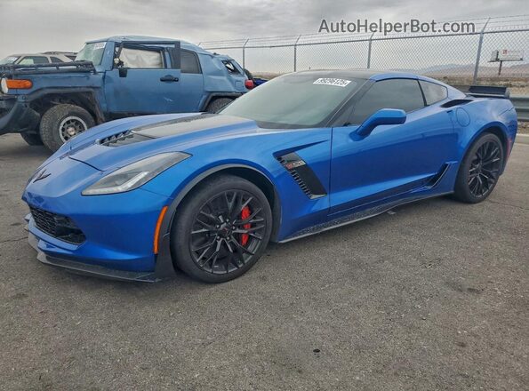 1G1YU2D65G5601802 2016 CHEVROLET CORVETTE Blue Przód lewy