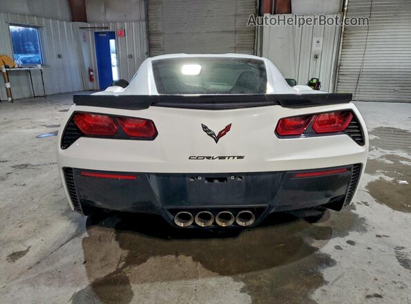 1G1YY2D72J5103707 2018 CHEVROLET CORVETTE Белый Вид сзади