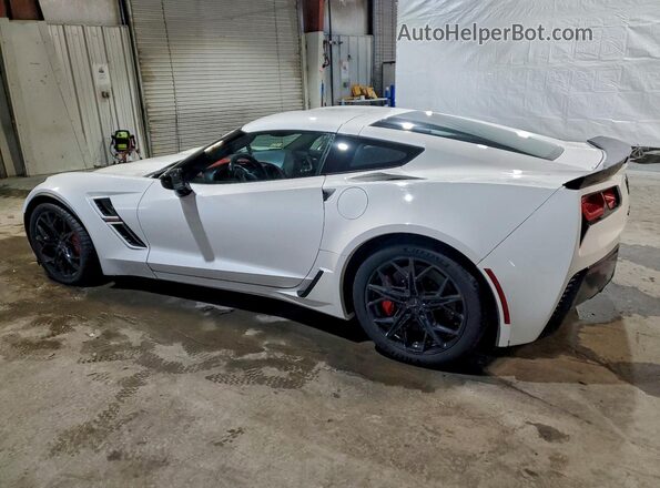 1G1YY2D72J5103707 2018 CHEVROLET CORVETTE Белый Задняя левая четверть