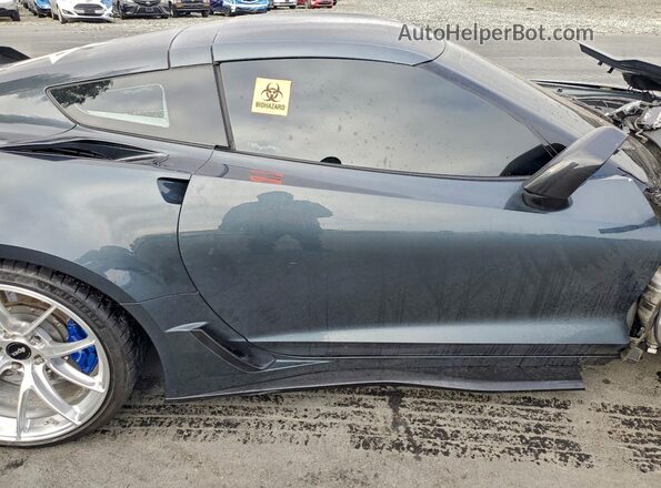 1G1YY2D73K5110067 2019 CHEVROLET CORVETTE Gray Vista de los asientos traseros