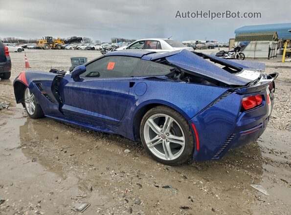 1G1YY2D7XH5117364 2017 CHEVROLET CORVETTE Синий Задняя левая четверть