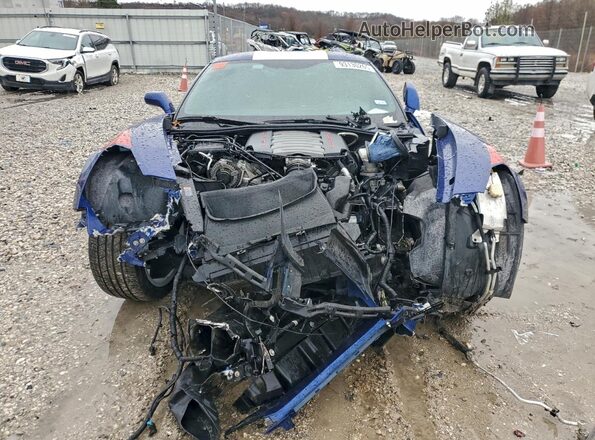 1G1YY2D7XH5117364 2017 CHEVROLET CORVETTE Синий Вид спереди