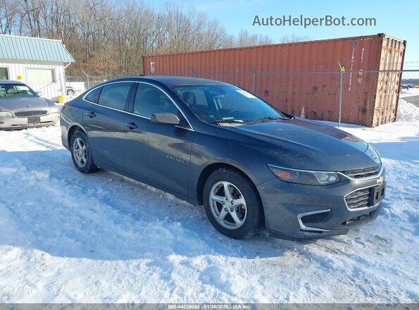 1G1ZB5ST0JF127599 2018 CHEVROLET MALIBU Серый Передняя правая четверть