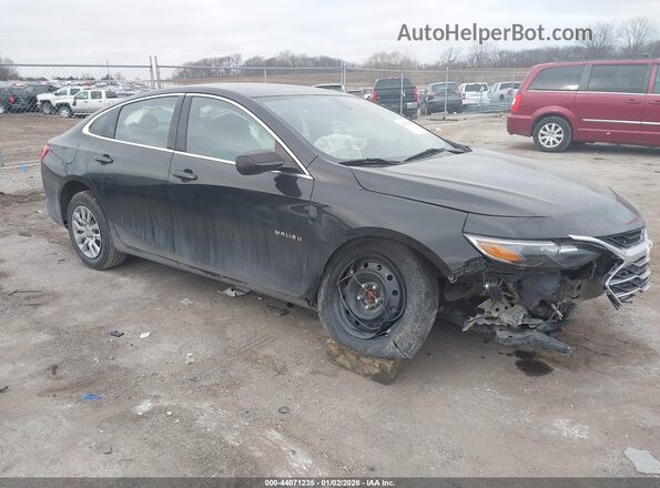 1G1ZB5ST0KF192213 2019 CHEVROLET MALIBU Черный Передняя правая четверть