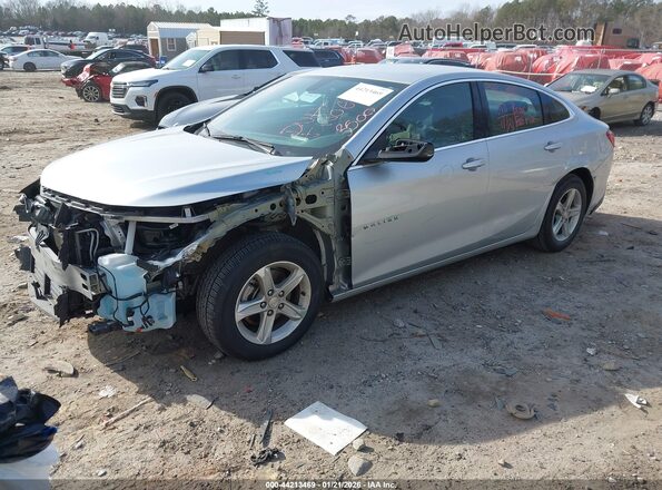 1G1ZB5ST0LF145331 2020 CHEVROLET MALIBU Silver წინა მარცხენა ხედი სამი მეოთხედიდან