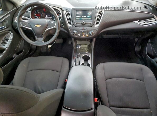 1G1ZB5ST7JF226341 2018 CHEVROLET MALIBU Charcoal Vista del salpicadero