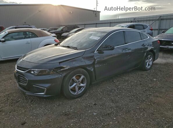1G1ZB5ST7JF226341 2018 CHEVROLET MALIBU Charcoal Vista tres cuartos delantera izquierda