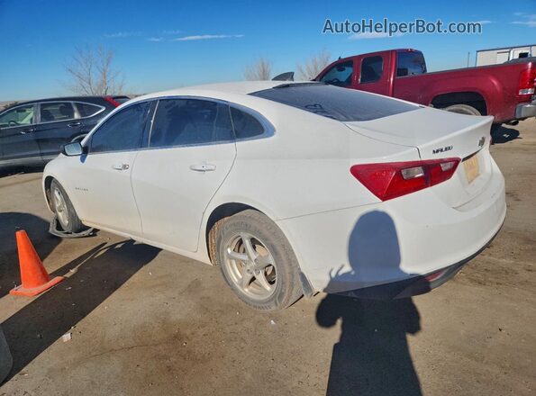 1G1ZB5ST7JF231491 2018 CHEVROLET MALIBU Белый Задняя левая четверть