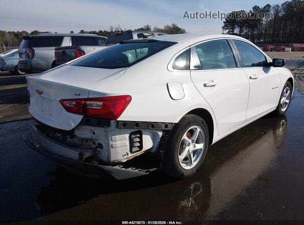 1G1ZB5ST8GF240855 2016 CHEVROLET MALIBU White Задня права чверть