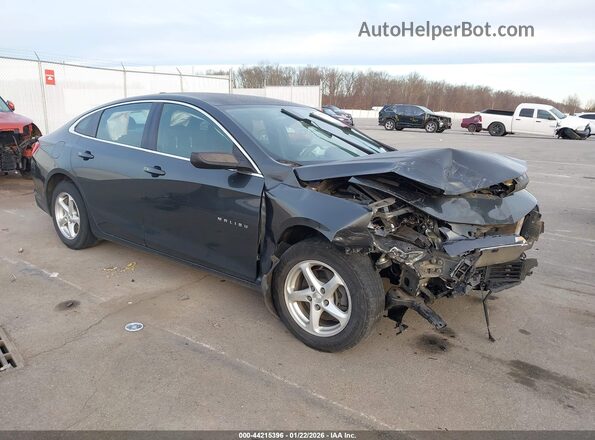 1G1ZB5STXHF217904 2017 CHEVROLET MALIBU Серый Передняя правая четверть