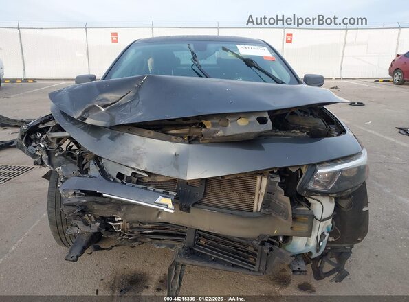 1G1ZB5STXHF217904 2017 CHEVROLET MALIBU Серый Вид спереди